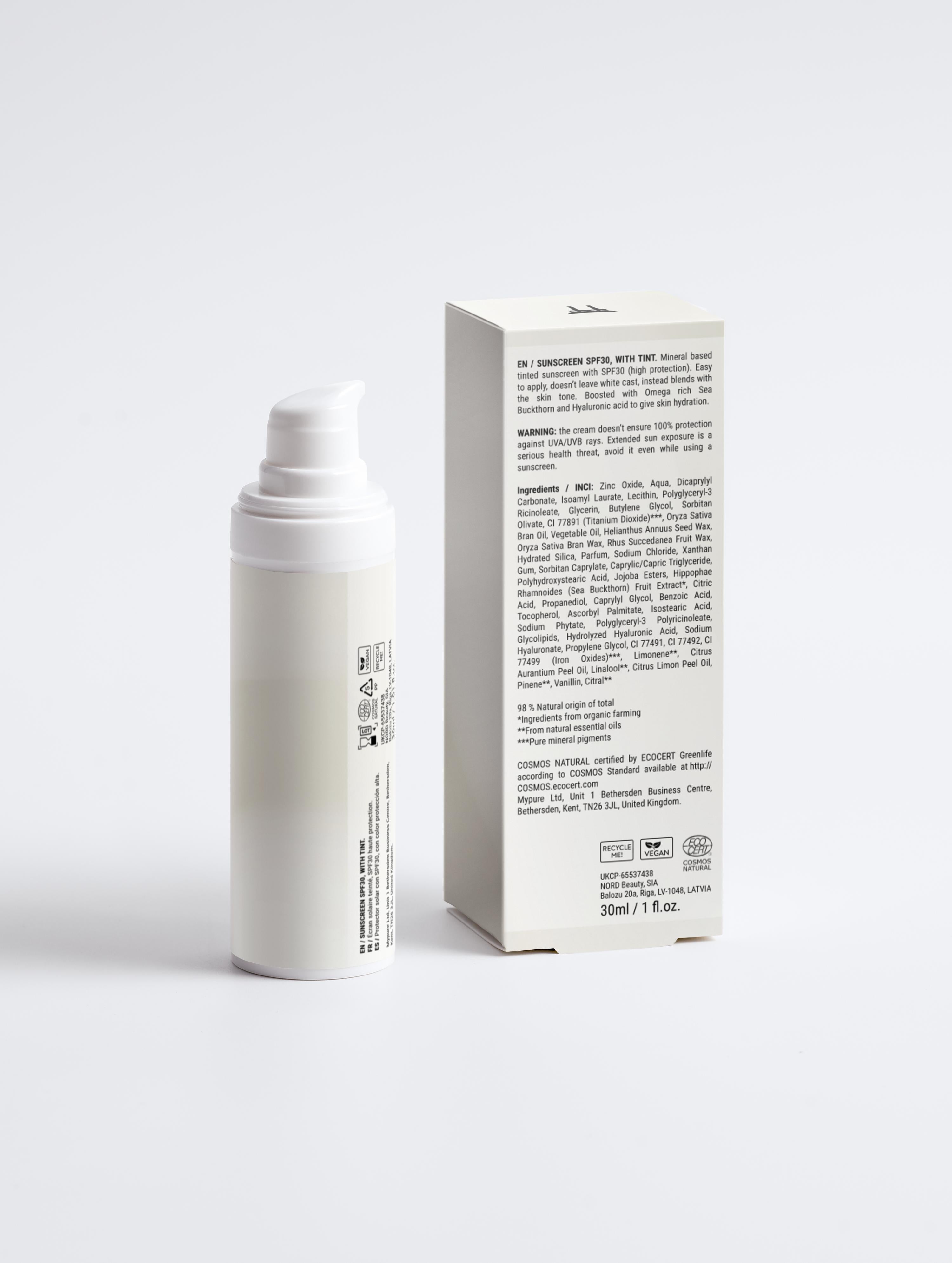 SUNSCREEN SPF30 WITH TINT