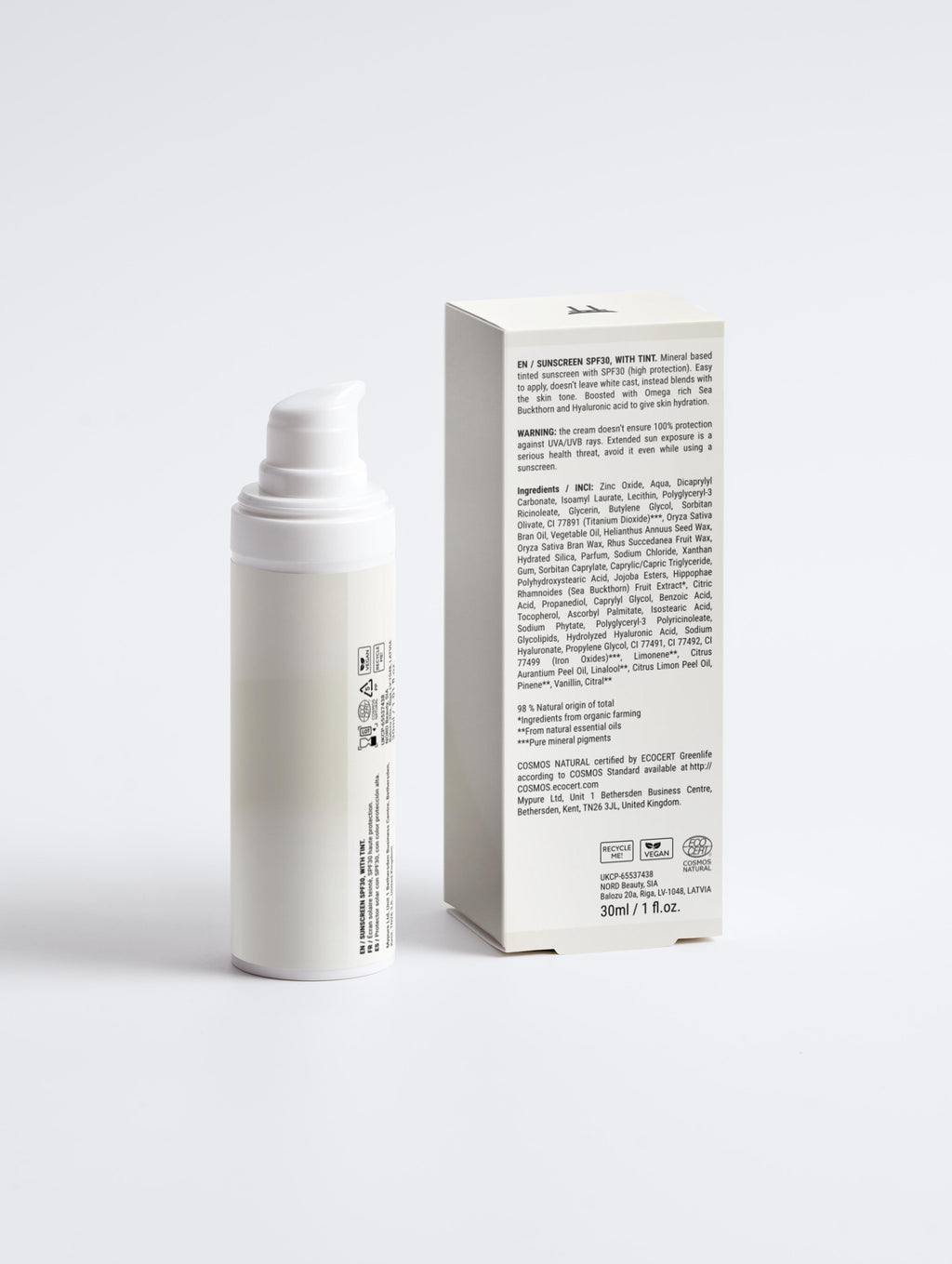 SUNSCREEN SPF30 WITH TINT