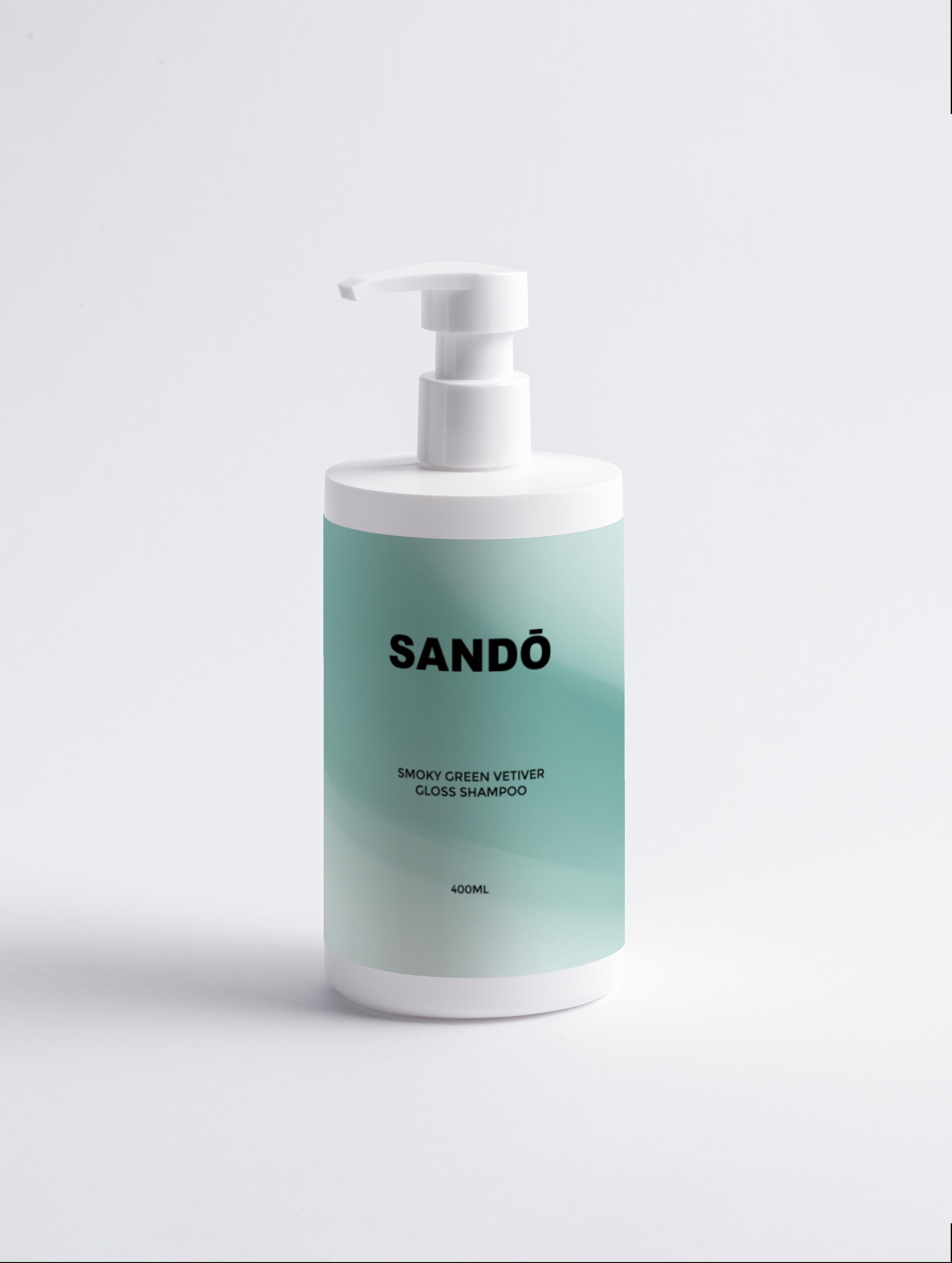 GLOSS SHAMPOO, SMOKY GREEN VETIVER